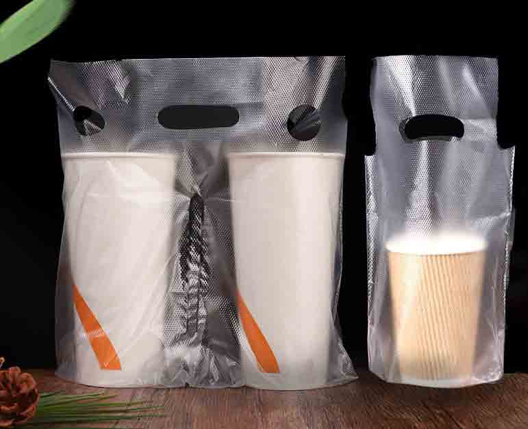 單杯奶茶袋定制廠家提醒您，定制奶茶手提袋要符合店鋪風格